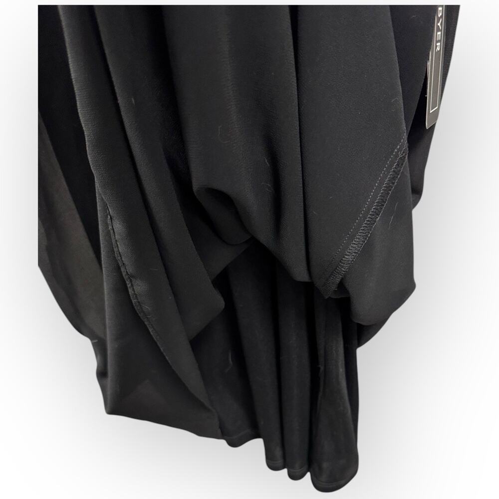BCX Juniors Mock-Neck Cutout Shift Dress Black Size Small (NWT) - P88 - Picture 6 of 10